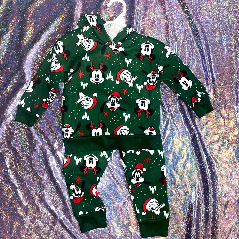 Mickey Mouse holiday sweat suit